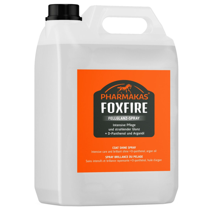 Brillance du pelage Foxfire 5L dans le groupe Produits de soins / Soin du pelage / Brillant pour le pelage chez Equinest (770270-5)