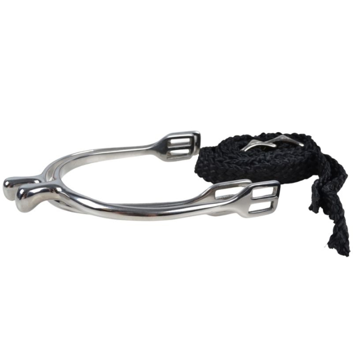 Éperons HS Stainless Steel Rounded 20mm Argent dans le groupe Équipement d'équitation / Éperons chez Equinest (797017SI)