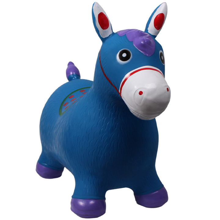 Ballon sauteur Jumpy Horse Bleu dans le groupe Chevaux-bâtons & Chevaux jouets / Chevaux jouets chez Equinest (8039BL0BL)