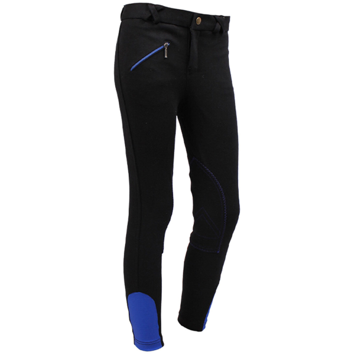 Pantalon d'équitation Enfant/Junior Basic Noir dans le groupe Vêtements d'équitation / Pantalons d'équitation / Culottes d'équitation chez Equinest (8047ZW98BA_r)