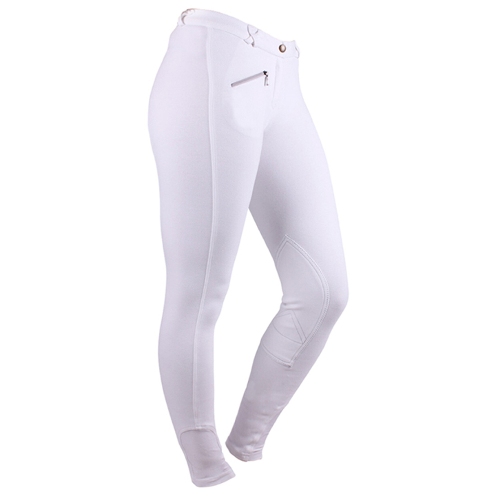 Pantalons d'équitation Basic Blanc dans le groupe Vêtements d'équitation / Pantalons d'équitation / Culottes d'équitation chez Equinest (8061WI36WH_r)