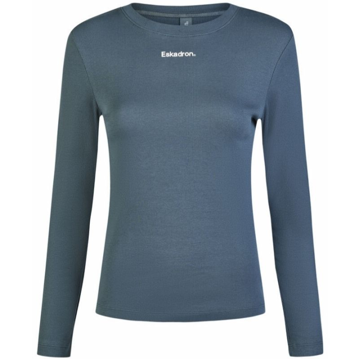 Pull Rib Longsleeve Classic Sports Vert dans le groupe Vêtements d'équitation / T-shirts & Hauts d'équitation chez Equinest (81607611GN_r)