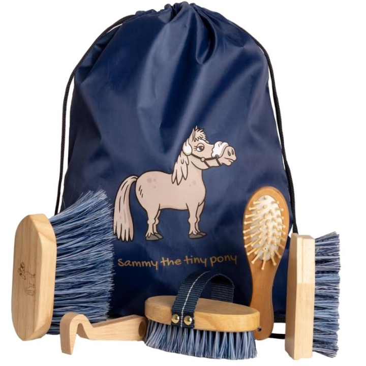 Ensemble de brosses Sammy Kids Bleu Marine dans le groupe Produits de soins / Brosses et étrilles chez Equinest (8221303SNA)