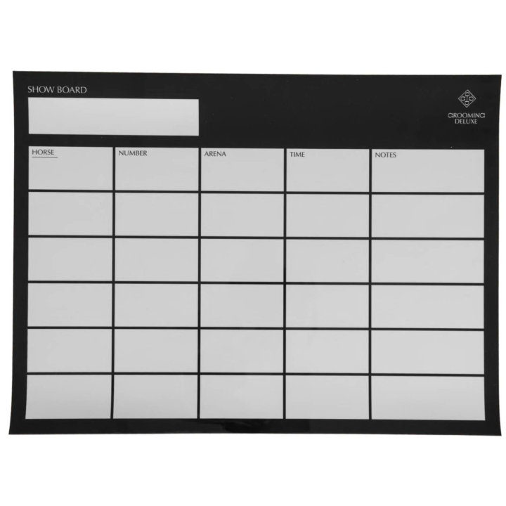 Show Board Magnetic Noir dans le groupe Écurie & Pré / Matériel pour l'écurie / Autres chez Equinest (82270013BA)