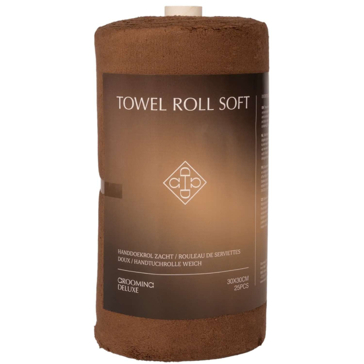 Rouleau d’essuie-tout Soft 25-pack Marron dans le groupe Produits de soins / Éponges de lavage & Chiffons de polissage chez Equinest (8230005BR)