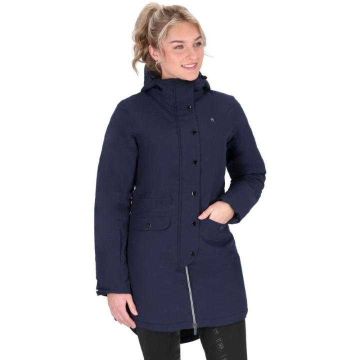 Parka d'équitation Linde Waterproof Bleu Marine dans le groupe Vêtements d'équitation / Manteaux & Vestes / Manteaux d'équitation chez Equinest (8486NA34NA_r)