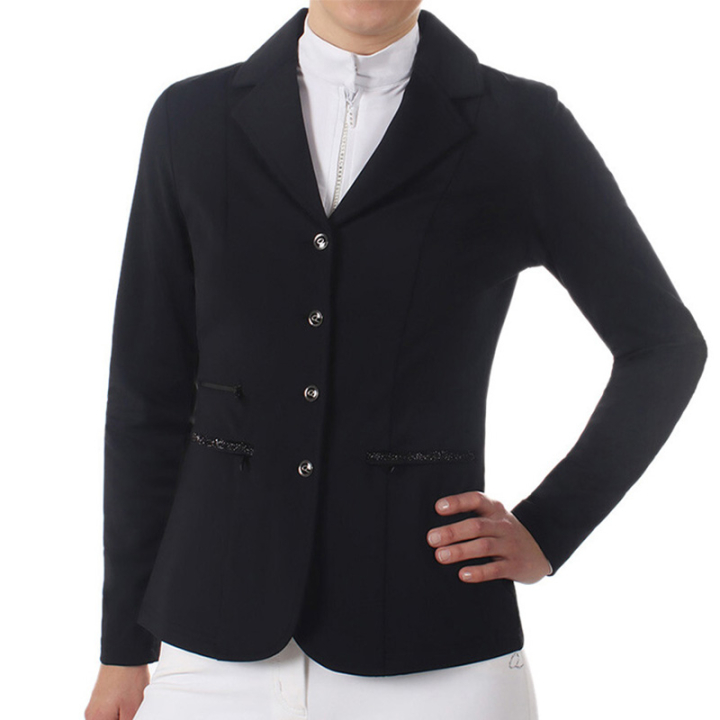 Veste de compétition Juliet Noir dans le groupe Vêtements d'équitation / Vestes et queues-de-pie chez Equinest (8516ZW34BA_r)