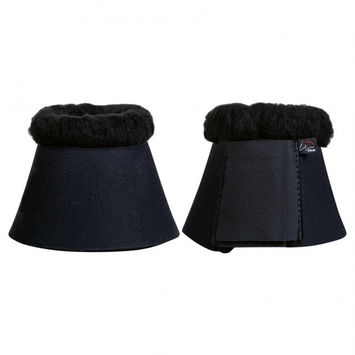 Cloches avec Doublure en Laine Comfort Noir/Noir dans le groupe Équipement cheval / Protections des Membres / Cloches  chez Equinest (85861SvSv_r)