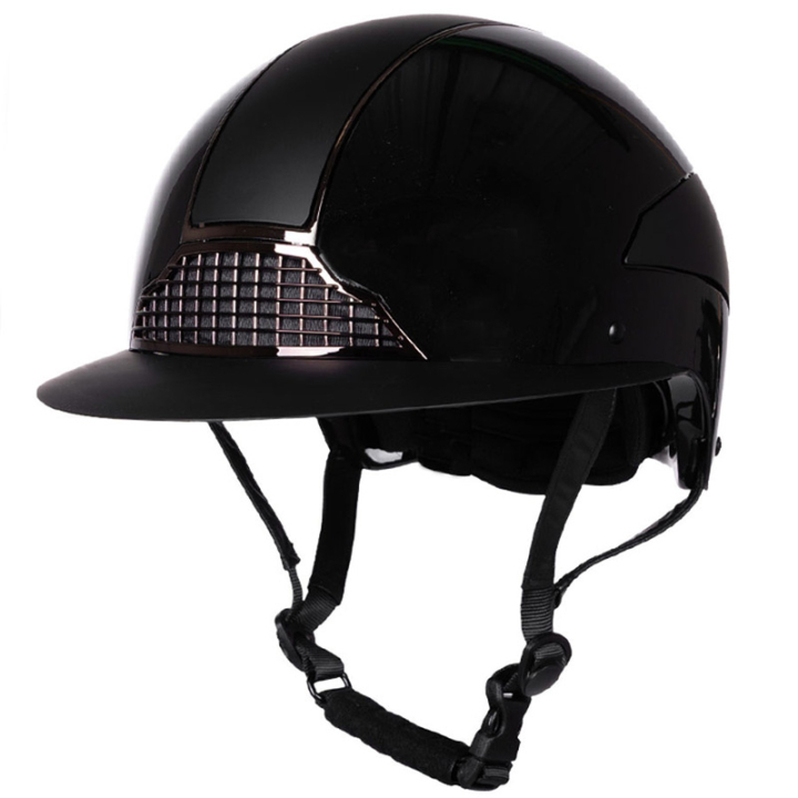 Casque d'équitation Miami Polo Noir dans le groupe Équipement d'équitation / Casque d'équitation / Visière solaire chez Equinest (8770ZW5155BA_r)