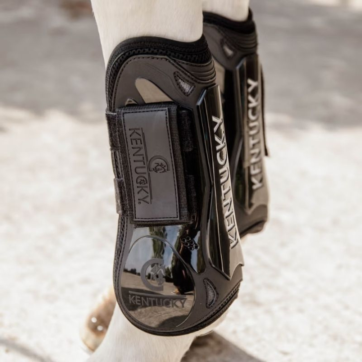 Guêtres ouvertes Velcro Noir dans le groupe Équipement cheval / Protections des Membres / Guêtres ouvertes chez Equinest (8810301MBA_r)