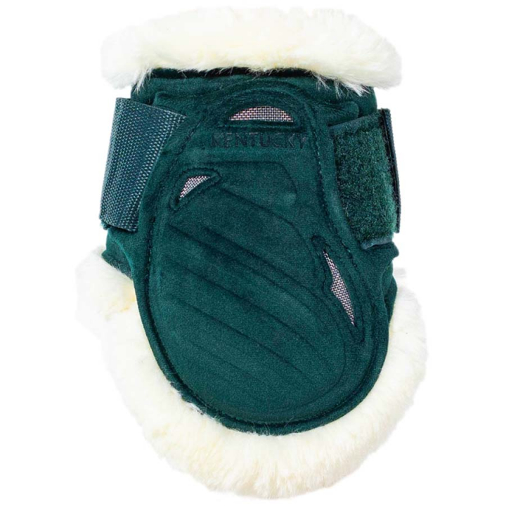 Protège-boulets Young Vegan Sheepskin Velvet Vert Foncé dans le groupe Équipement cheval / Protections des Membres / Protège-boulets chez Equinest (88210DGN_r)