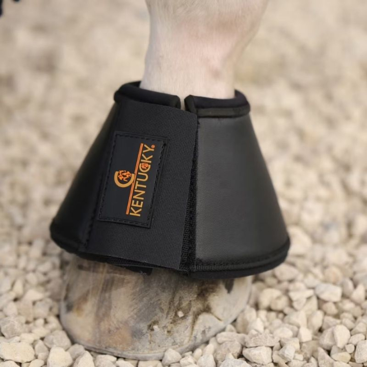 Cloches en Simili Cuir Noir dans le groupe Équipement cheval / Protections des Membres / Cloches  chez Equinest (88294Sv_r)