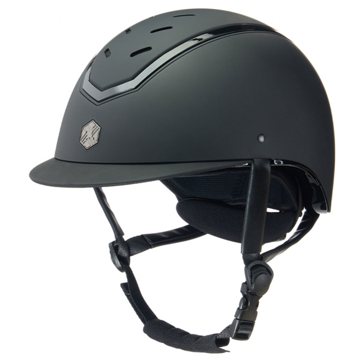 Casque d'équitation Kylo Mat Noir/Noir dans le groupe Équipement d'équitation / Casque d'équitation / Visière standard chez Equinest (90209020022230BA)