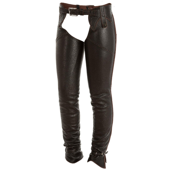 Chaps en cuir longs Noir dans le groupe Boots, Bottes & Chaps / Chaps chez Equinest (905713-BA_r)