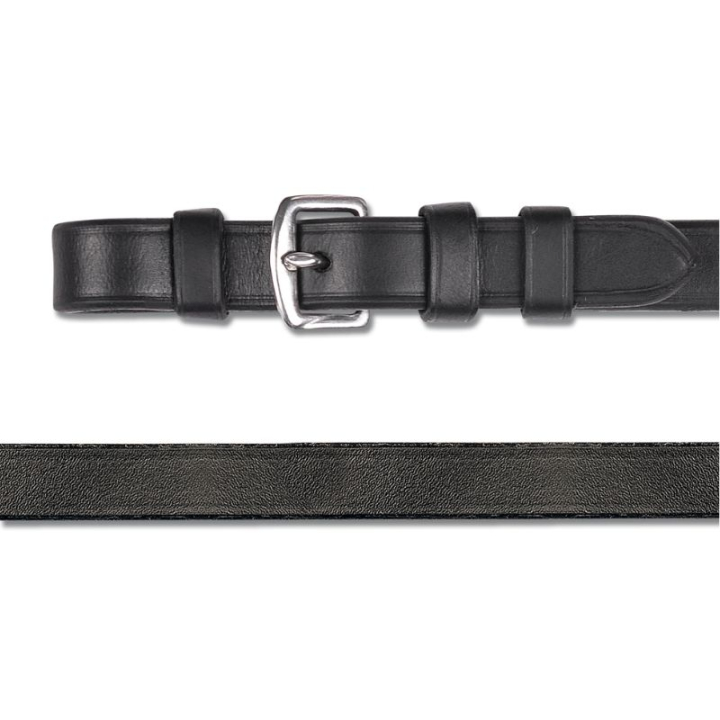 Rênes de bride Leather 12mm Buckles Noir dans le groupe Équipement cheval / Rênes / Rênes en cuir chez Equinest (9563501BA-FU)