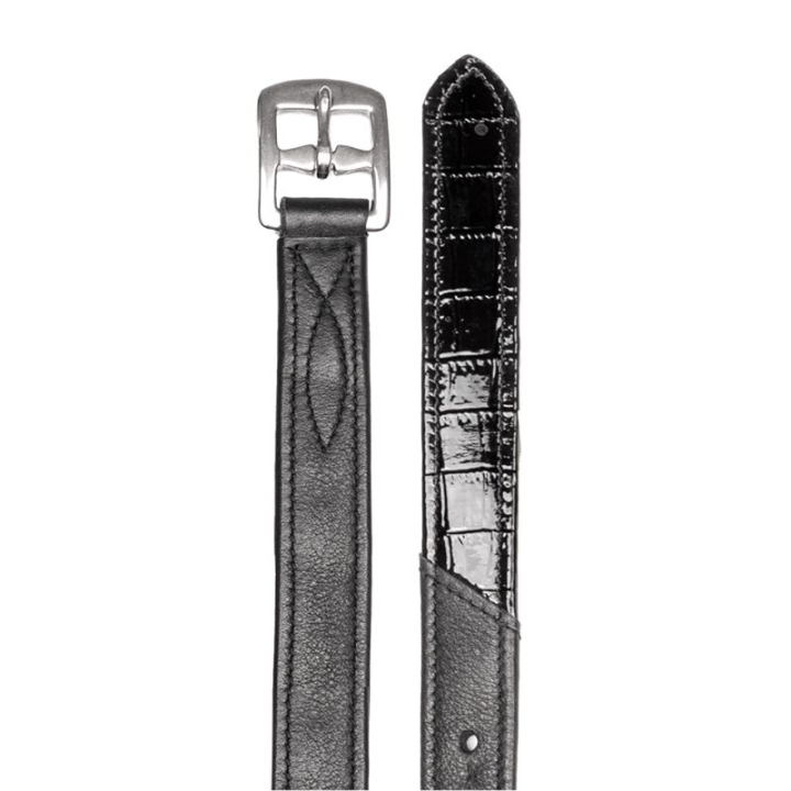 Étrivières Croco X-Line Noir dans le groupe Équipement cheval / Etrivières chez Equinest (95821011BA_r)