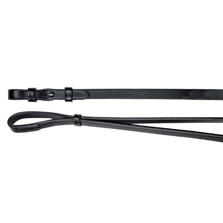 Rênes de bride Leather 12mm Hooks Noir dans le groupe Équipement cheval / Rênes / Rênes en cuir chez Equinest (958401BA-FU)