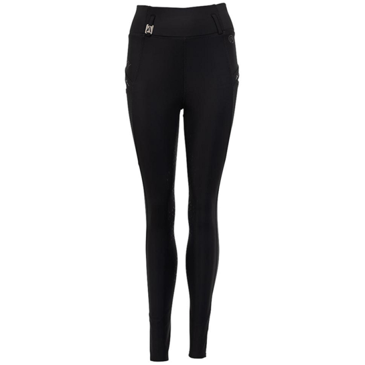 Collants d'équitation Tregging Exposure Silicone Full Seat Noir dans le groupe Vêtements d'équitation / Pantalons d'équitation / Legging d'équitation chez Equinest (A62245B00103BA_r)