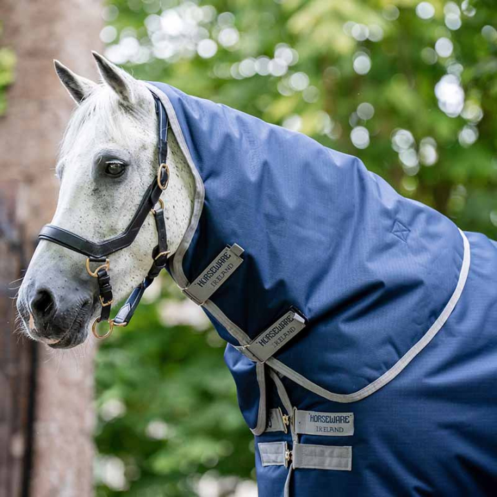 Couvre-cou Amigo Ripstop 900D 150g Bleu marine/Gris dans le groupe Couvertures cheval / Couvre-encolures chez Equinest (AARN13BJJNAGR_r)
