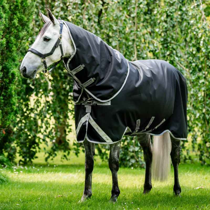 Couverture d'hiver Amigo Bravo 12 1200D Plus 400g Noir/Gris dans le groupe Couvertures cheval / Couvertures d'extérieur / Couvertures d'hiver chez Equinest (AARP74KJIBAGR_r)