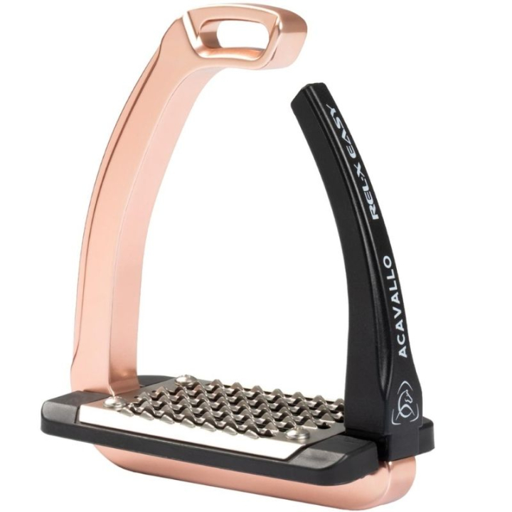 Étriers Enfant/Junior Rel-X Easy Rose Gold dans le groupe Équipement cheval / Étrier d'équitation chez Equinest (AC668PIRSGD)