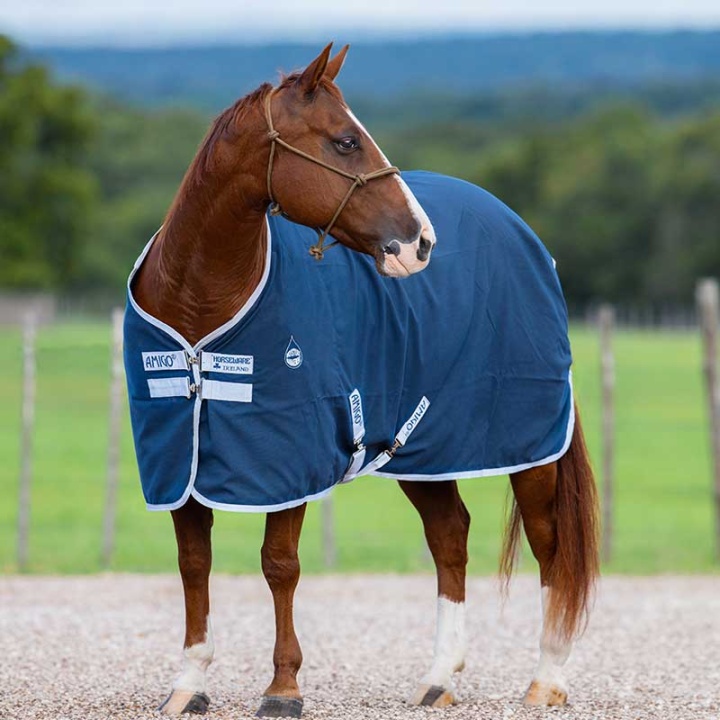 Amigo Couverture d'écurie Bleu Marinee 0g dans le groupe Couvertures cheval / Couvertures d'écurie chez Equinest (ADRF22_N_r)
