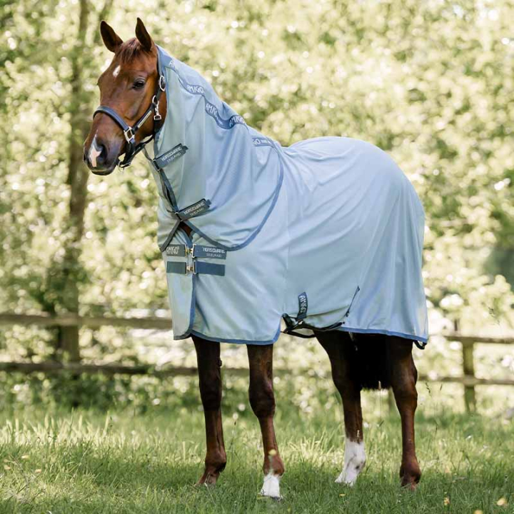 Couverture Anti-Mouches Amigo Bug Rug Plus Bleu clair/Bleu/Argent dans le groupe Couvertures cheval / Couvertures anti-mouches & anti-eczéma chez Equinest (AFRNGPCCLBLBLSI_r)