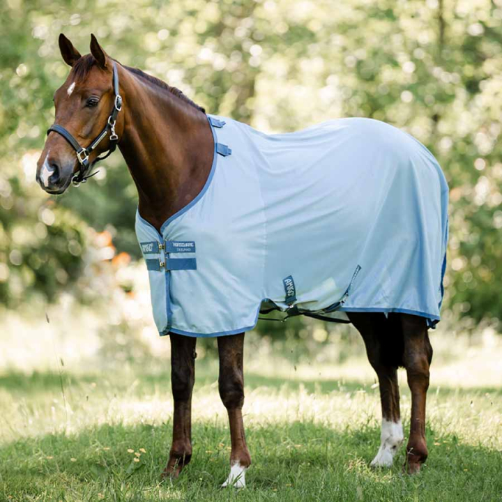 Couverture Anti-Mouches Amigo Bug Rug Bleu clair/Bleu/Argent dans le groupe Couvertures cheval / Couvertures anti-mouches & anti-eczéma chez Equinest (AFRNGQCCLBLBLSI_r)