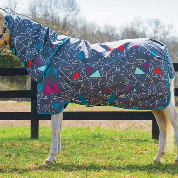 Couverture imperméable Amigo Pony Plus 0g Bleu dans le groupe Couvertures cheval / Couvertures d'extérieur / Couvertures imperméables cheval chez Equinest (AKRP90Bl_r)