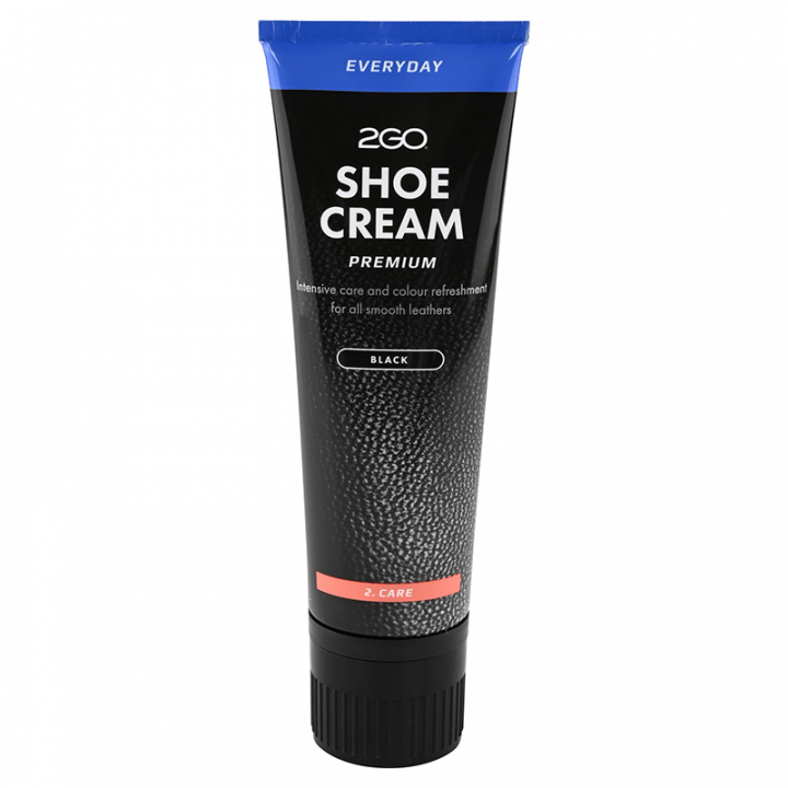 Crème pigmentée premium pour chaussures Noir 80ml dans le groupe Produits de soins / Entretien du cuir chez Equinest (BA3060000001BA-80)
