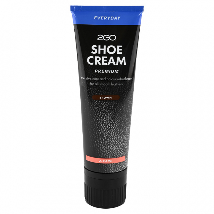 Crème pigmentée premium pour chaussures Marron 80ml dans le groupe Produits de soins / Entretien du cuir chez Equinest (BA3060000001BR-80)