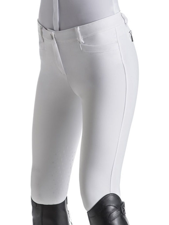 Pantalon d'équitation Jumping EJ Blanc dans le groupe Vêtements d'équitation / Pantalons d'équitation / Culottes d'équitation chez Equinest (BJUEJ_V_r)