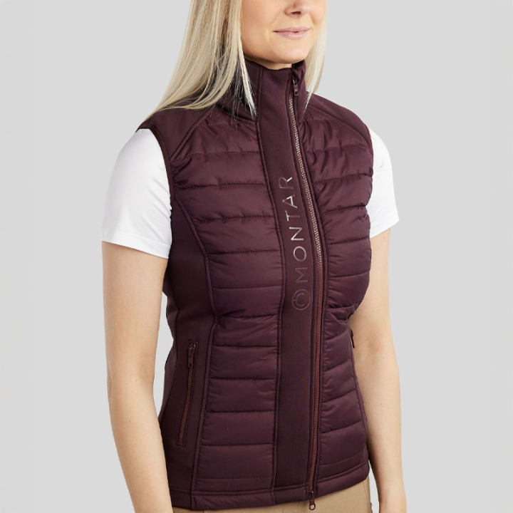 Gilet hybride Emma Softshell Fig dans le groupe Vêtements d'équitation / Gilets chez Equinest (BW212436LPU_r)