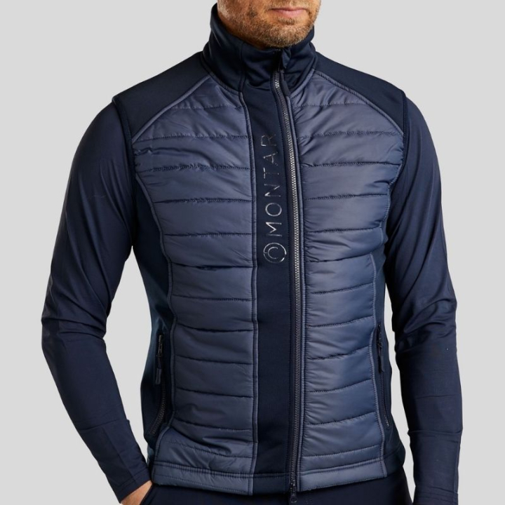 Gilet hybride Homme Emanuel Softshell Bleu Marine dans le groupe Vêtements d'équitation / Gilets chez Equinest (BW31247LNA_r)