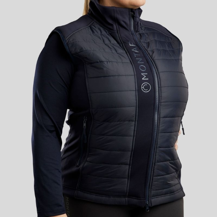 Gilet hybride Emma Softshell Curve Bleu Marine dans le groupe Vêtements d'équitation / Gilets chez Equinest (CBW21247XNA_r)