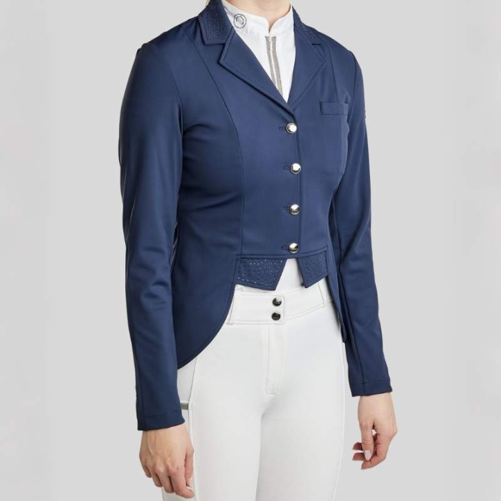 Frac de dressage court Softshell Bleu Marine dans le groupe Vêtements d'équitation / Vestes et queues-de-pie chez Equinest (COAT19173NA_r)