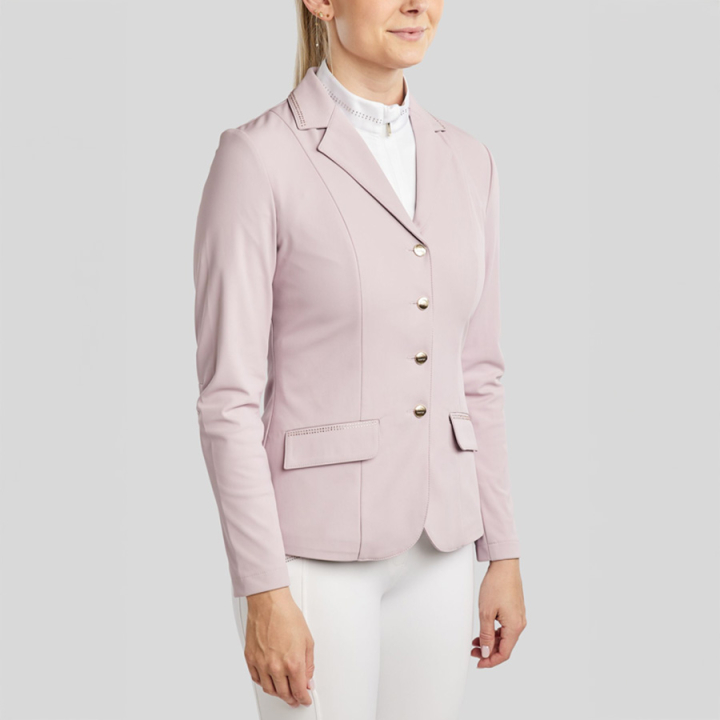 Veste de concours MoBlair Softshell Champagne Crystals Cheeky Pink dans le groupe Vêtements d'équitation / Vestes et queues-de-pie chez Equinest (COMB26242LPI_r)