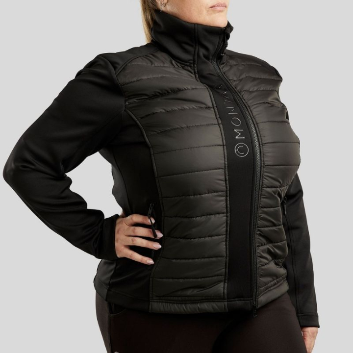Veste hybride Emma Softshell Curve Noir dans le groupe Vêtements d'équitation / Manteaux & Vestes / Vestes d'équitation chez Equinest (CSL21244XBA_r)