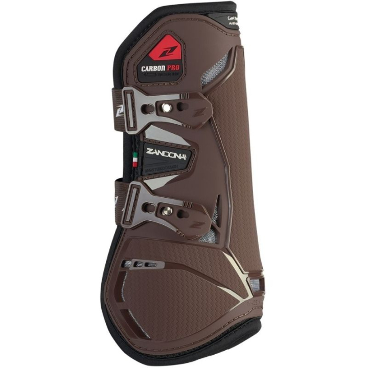 Protège-tendons Carbon Pro Marron dans le groupe Équipement cheval / Protections des Membres / Guêtres ouvertes chez Equinest (E1210BNSBKBR_r)