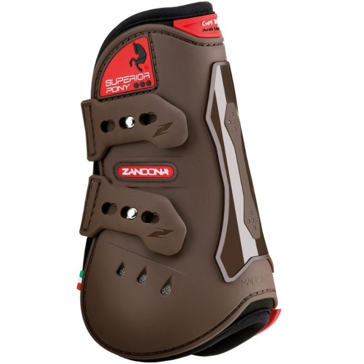Protège-tendons Superior Air Pony Marron dans le groupe Équipement cheval / Protections des Membres / Guêtres ouvertes chez Equinest (E2130PBNUNBKBR_r)