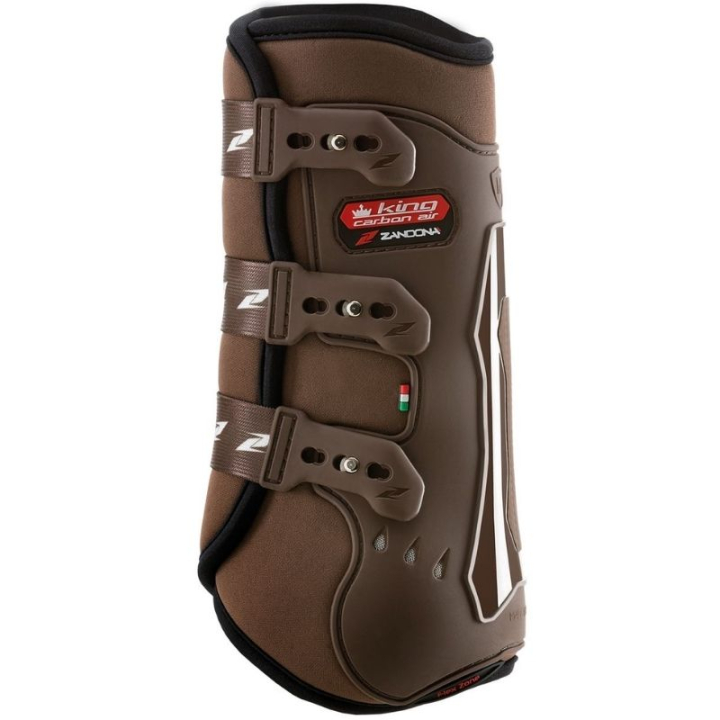 Guêtres de dressage King Carbon Air Rear Marron dans le groupe Équipement cheval / Protections des Membres / Guêtres fermées & Guêtres de dressage chez Equinest (E2515BNSBNBR_r)