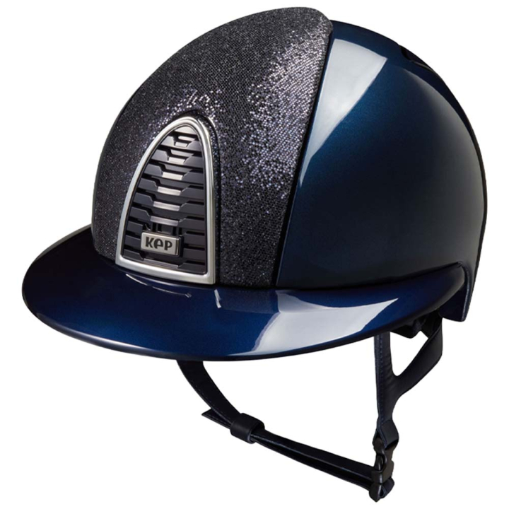 Casque d'équitation Cromo 2.0 Shine Polo Inserto Glitter Bleu Marine dans le groupe Équipement d'équitation / Casque d'équitation / Visière solaire chez Equinest (E54325L05071NA_r)