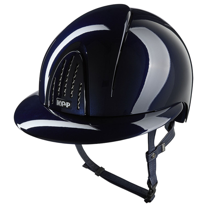 Casque d'équitation Smart Nova Metal Polish Polo Bleu Marine dans le groupe Équipement d'équitation / Casque d'équitation / Visière solaire chez Equinest (E54362L05071NA_r)