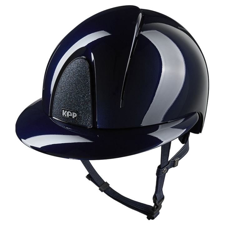 Casque d'équitation Smart Nova Metal Polish Polo Star Bleu Marine/Bleu marine dans le groupe Équipement d'équitation / Casque d'équitation / Visière solaire chez Equinest (E54368L05071NANA_r)