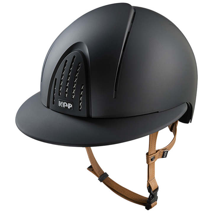 Casque d'équitation Smart Nova Matt Polo Beige Strap Noir dans le groupe Équipement d'équitation / Casque d'équitation / Visière solaire chez Equinest (E54378B00171BA_r)