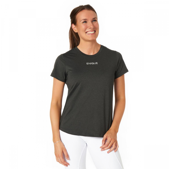 T-Shirt Everyday Gris Foncé dans le groupe Vêtements d'équitation / T-shirts & Hauts d'équitation / T-shirts chez Equinest (ENQ005Gr_r)