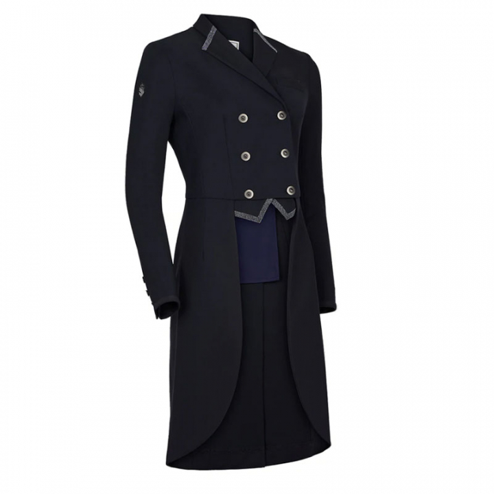 Frack de dressage Crystal Bleu Marine dans le groupe Vêtements d'équitation / Vestes et queues-de-pie chez Equinest (FCWO0219Ma_r)