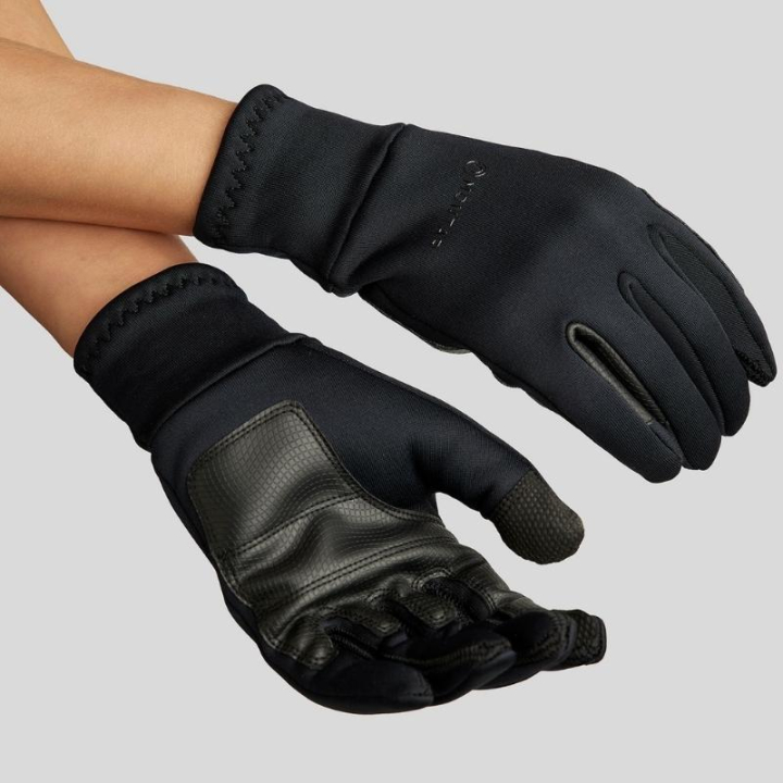 Gants d'équitation Softshell Brushed Touch Noir dans le groupe Vêtements d'équitation / Gants chez Equinest (GL243465BA_r)