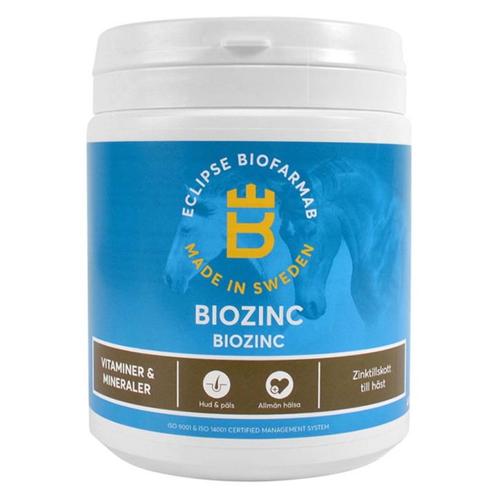 BioZinc 400 g dans le groupe Compléments alimentaires / Compléments alimentaires pour chevaux / Vitamines & Minéraux chez Equinest (H12032)