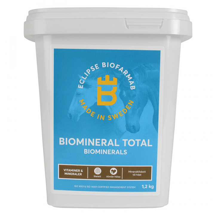 BioMinéral Total 1,2 kg dans le groupe Compléments alimentaires / Compléments alimentaires pour chevaux / Vitamines & Minéraux chez Equinest (H12033)